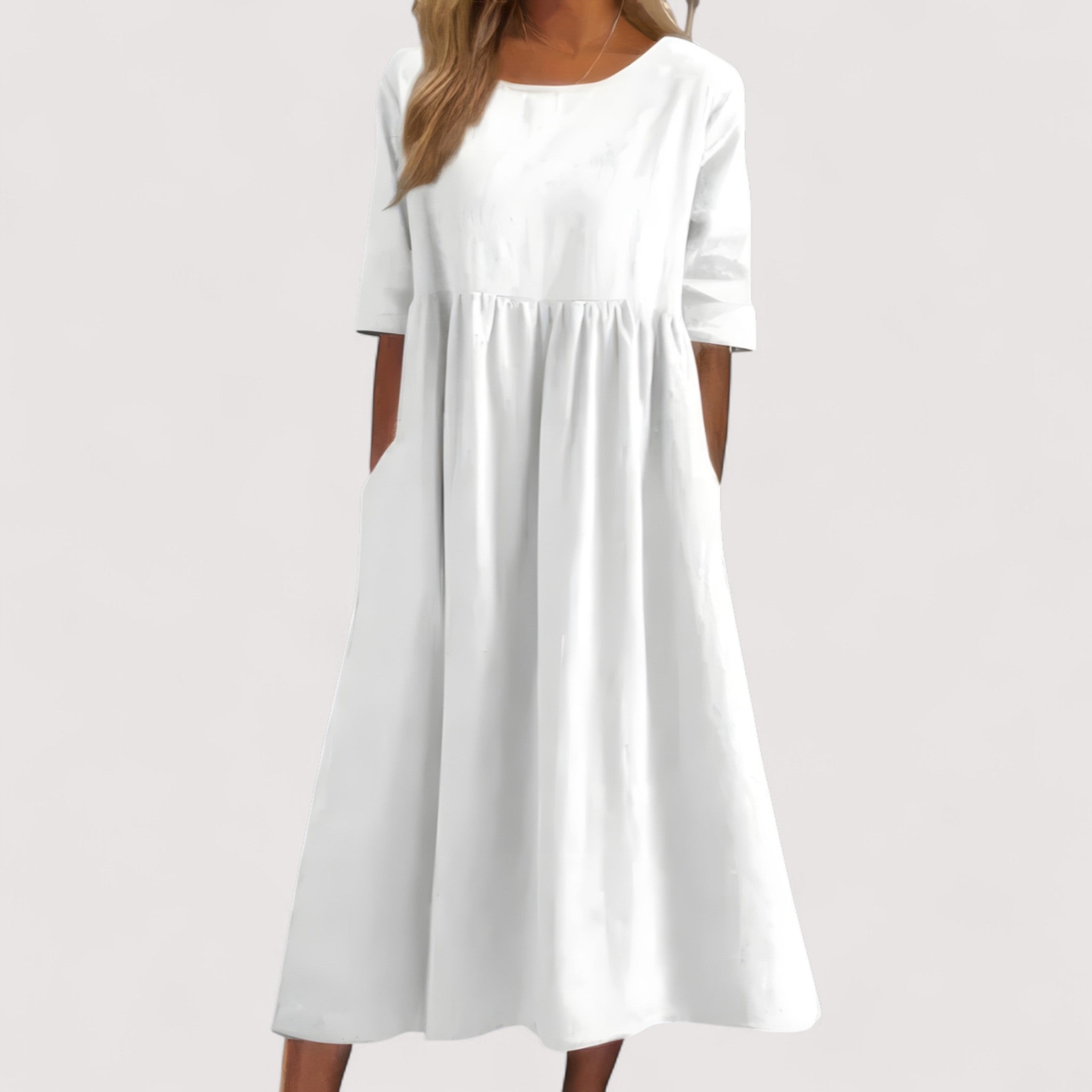 Selina™ | Vestido de algodón favorecedor