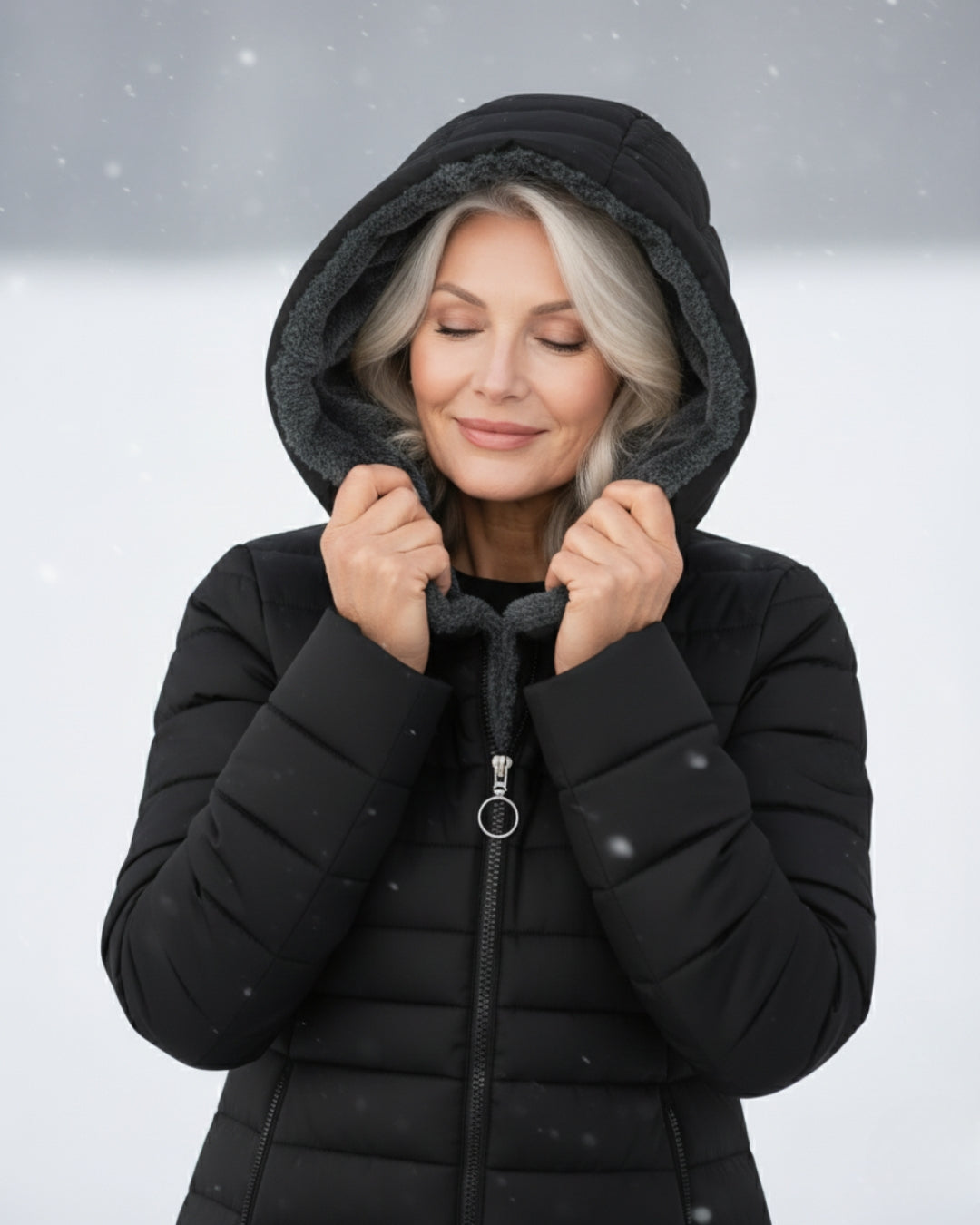 Aada™ | Chaqueta Puffer Forrada de Forro Polar