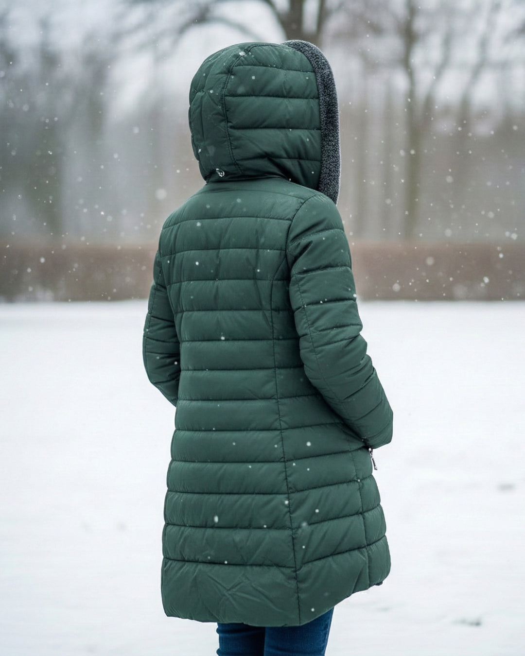Aada™ | Chaqueta Puffer Forrada de Forro Polar