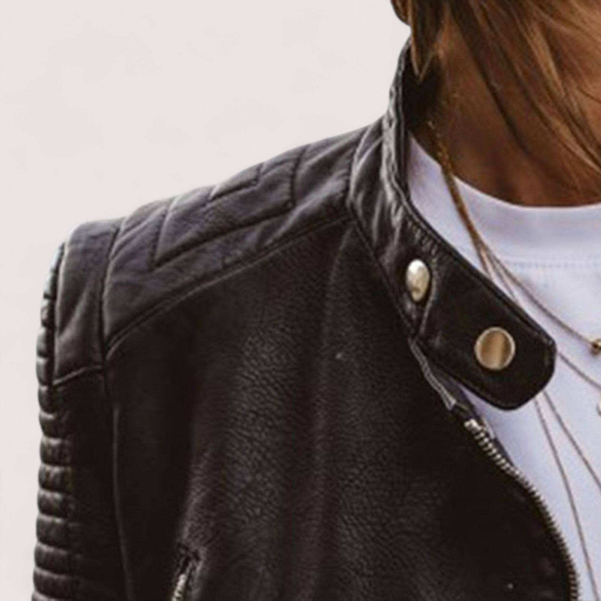 Anais™ | Chaqueta de Cuero Elegante