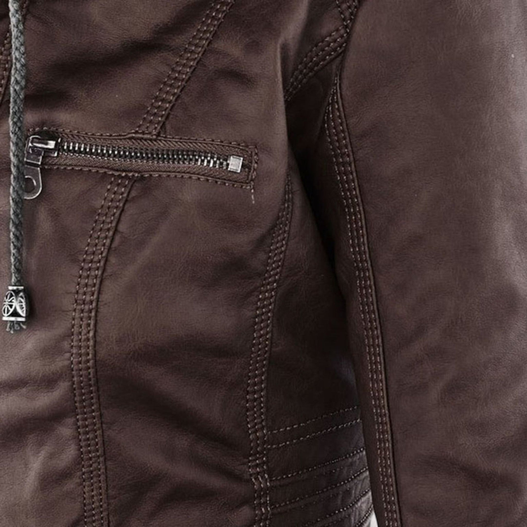 Laurina™ | Chaqueta con capucha estilizada para motociclistas