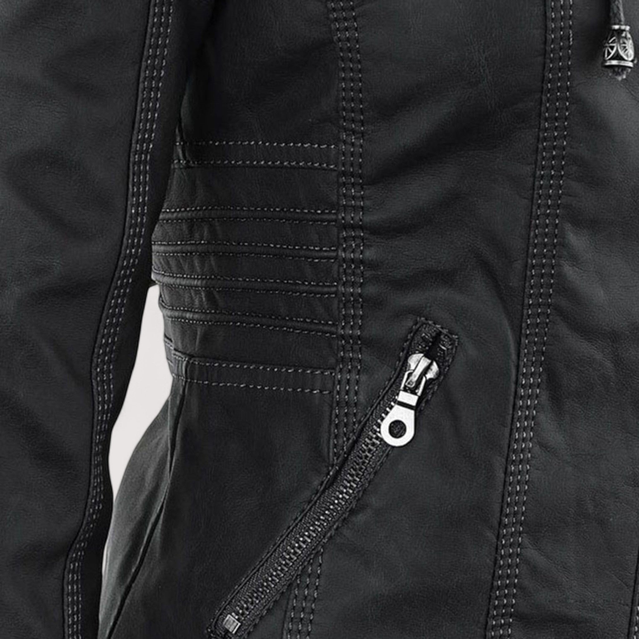 Laurina™ | Chaqueta con capucha estilizada para motociclistas
