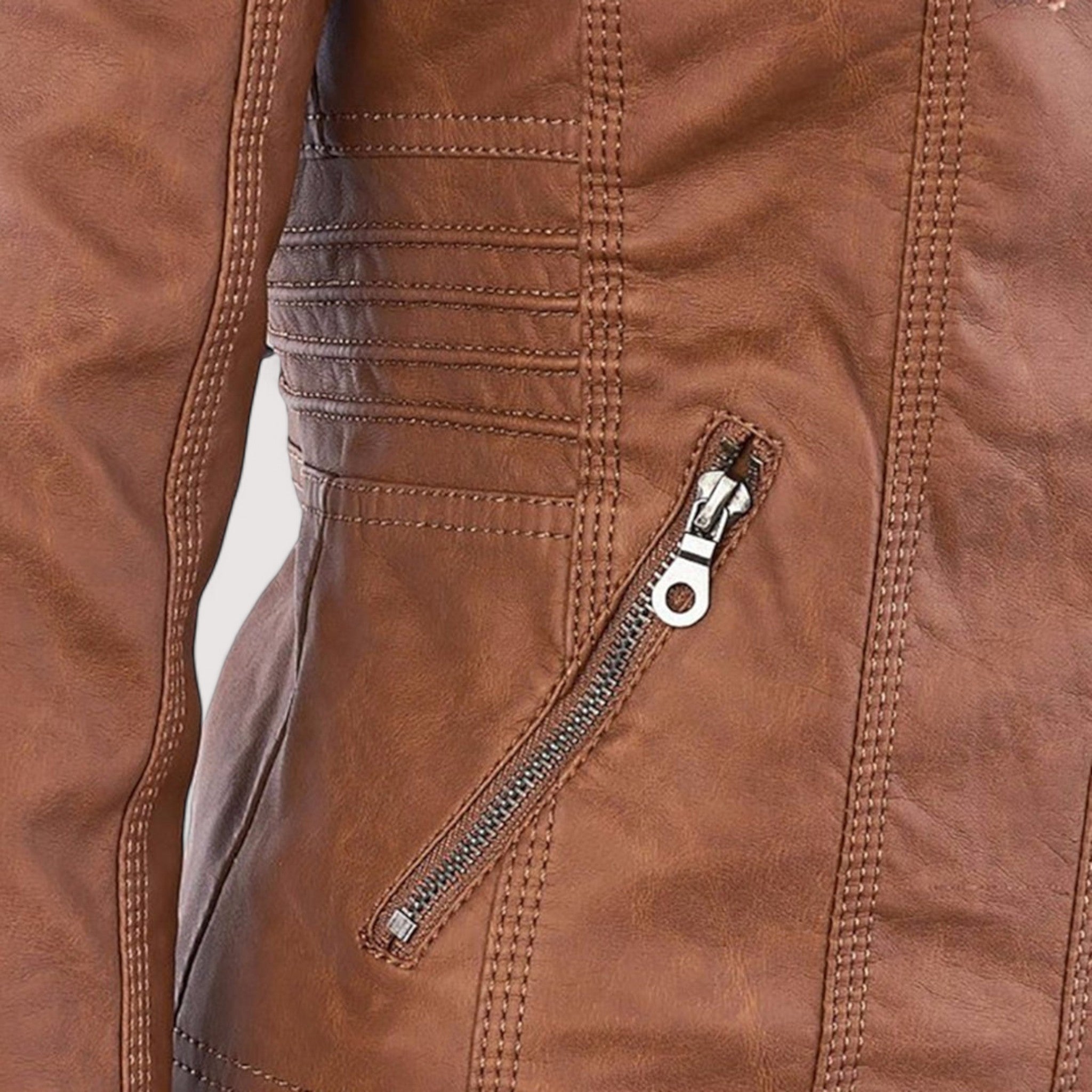Laurina™ | Chaqueta con capucha estilizada para motociclistas