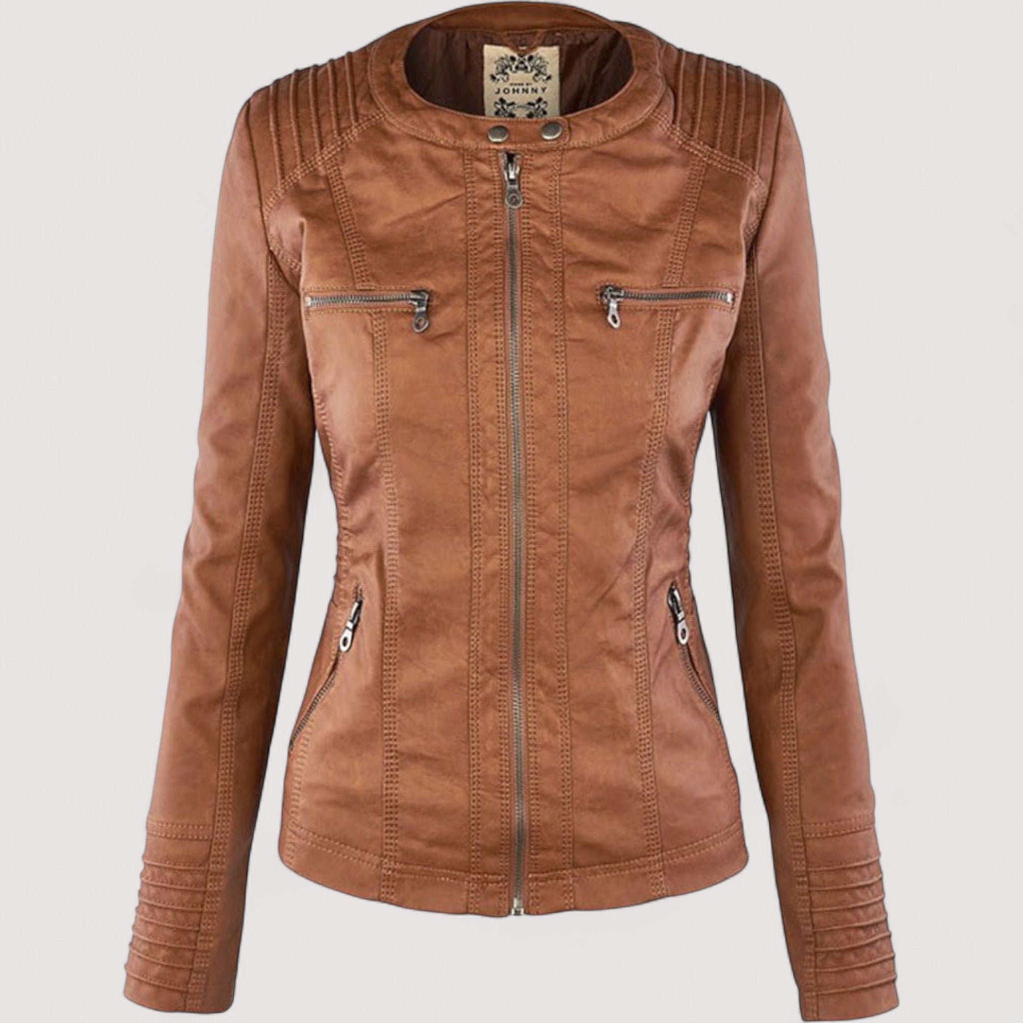 Laurina™ | Chaqueta con capucha estilizada para motociclistas