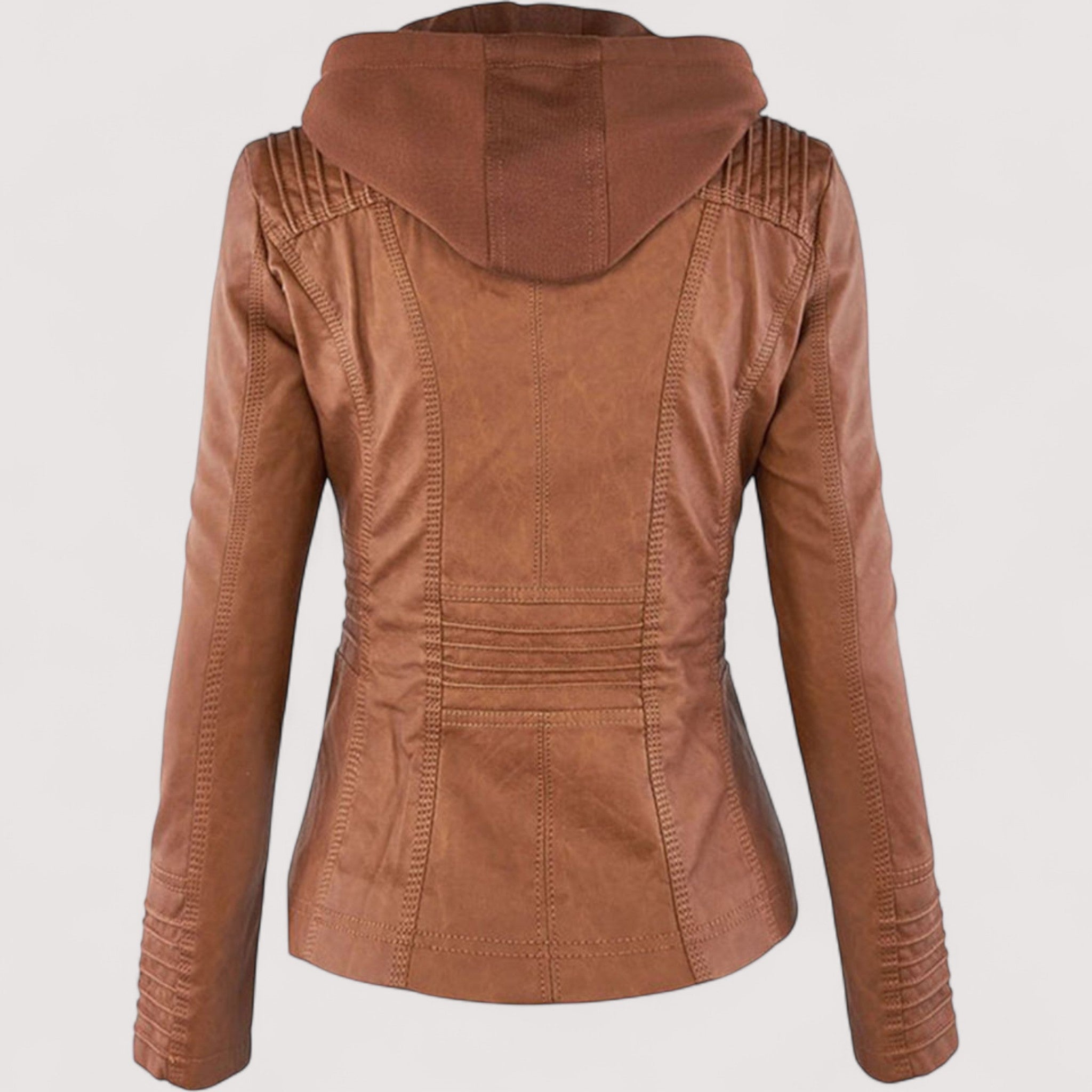 Laurina™ | Chaqueta con capucha estilizada para motociclistas