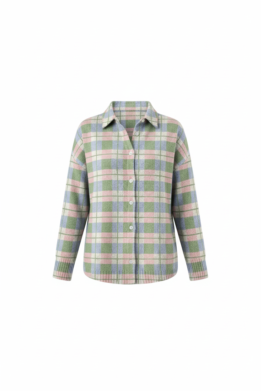 Alice™ | Camisa a cuadros en cálidos tonos de otoño