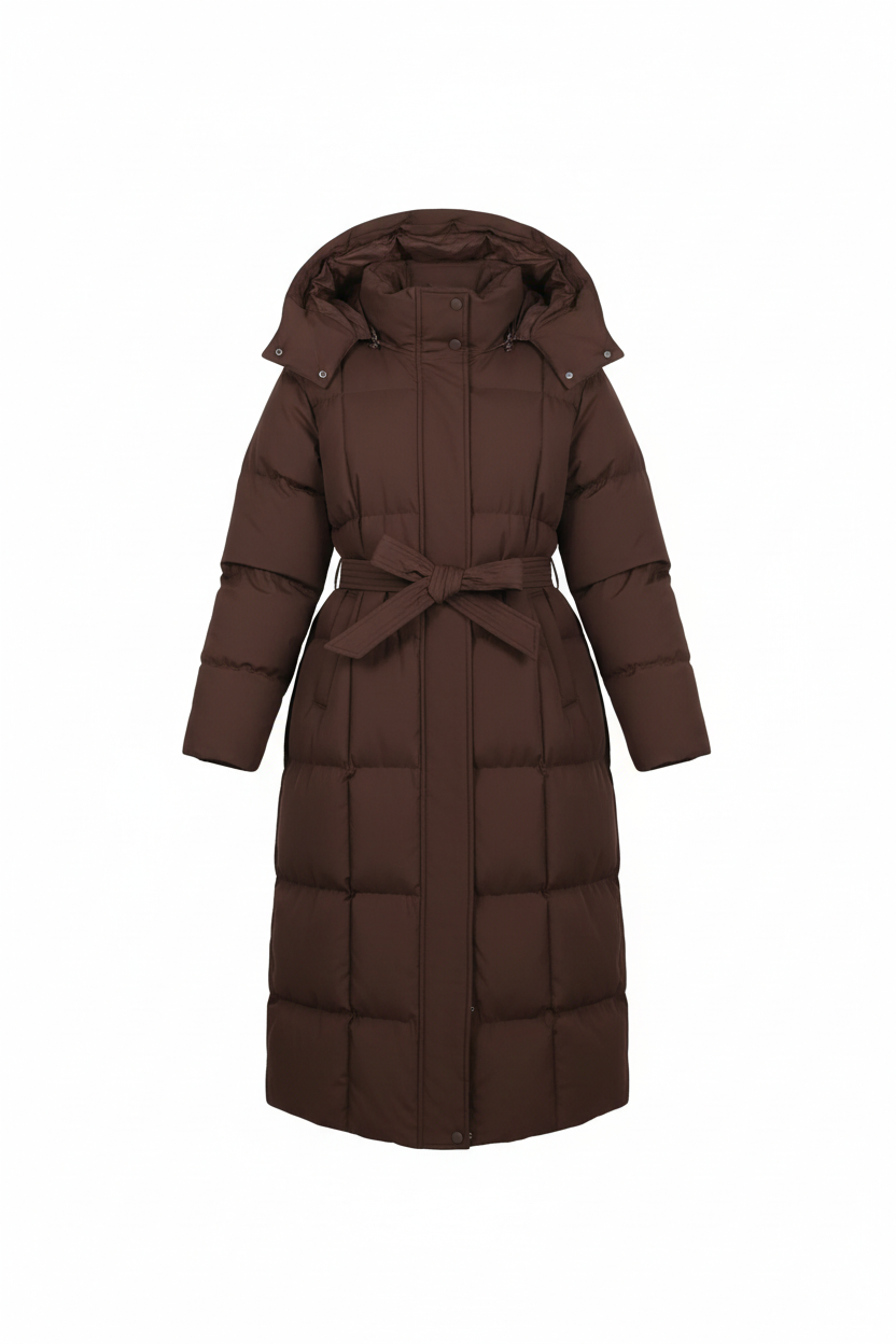 Carmen™ | Abrigo largo con cinturón