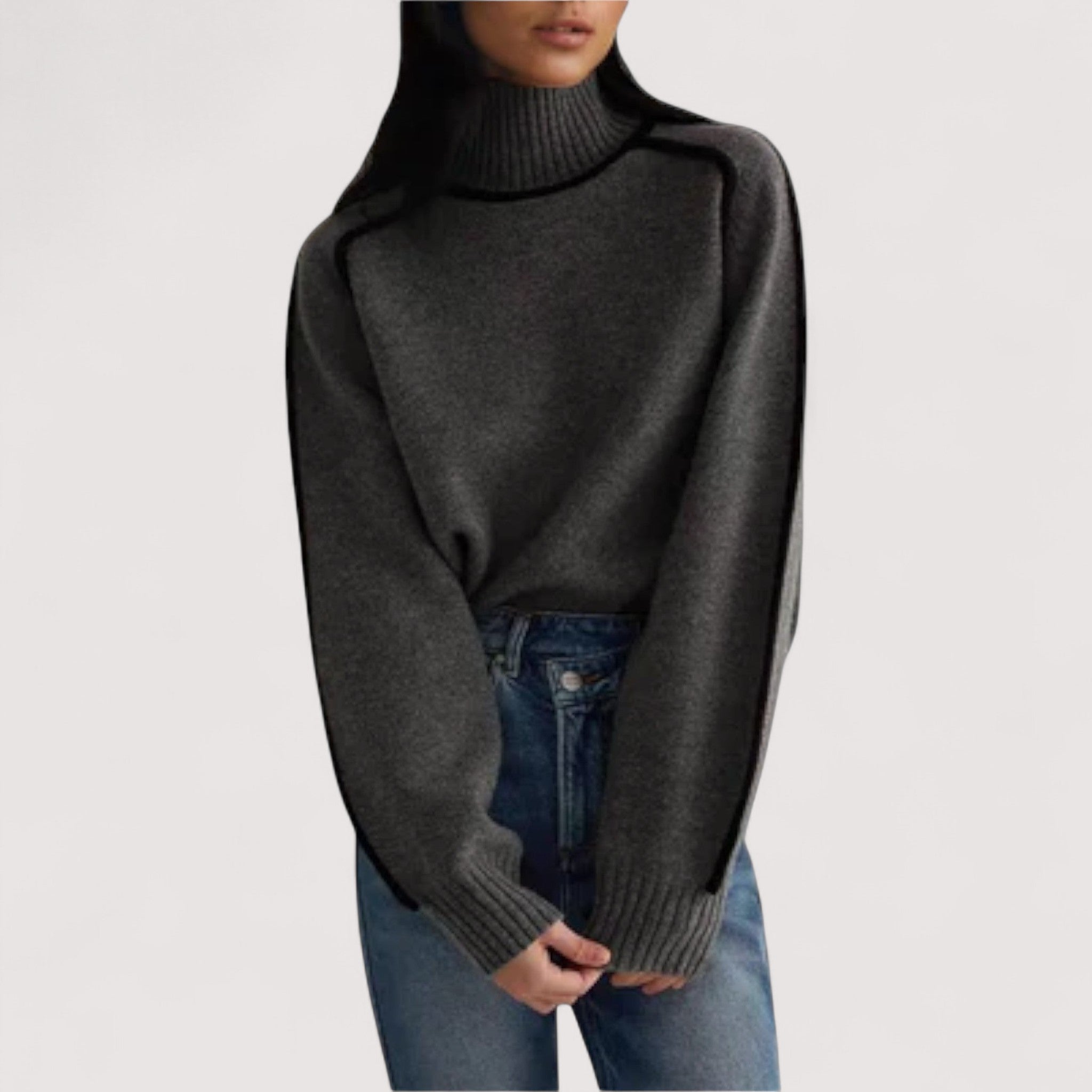 Gianina™ | Suave y elegante suéter de cuello alto