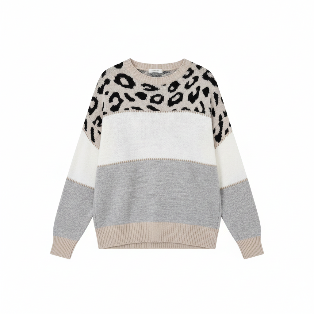 Louise™ | Suéter de leopardo elegante