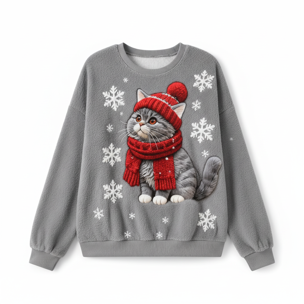 Isla™ | Suéter con diseño de gato