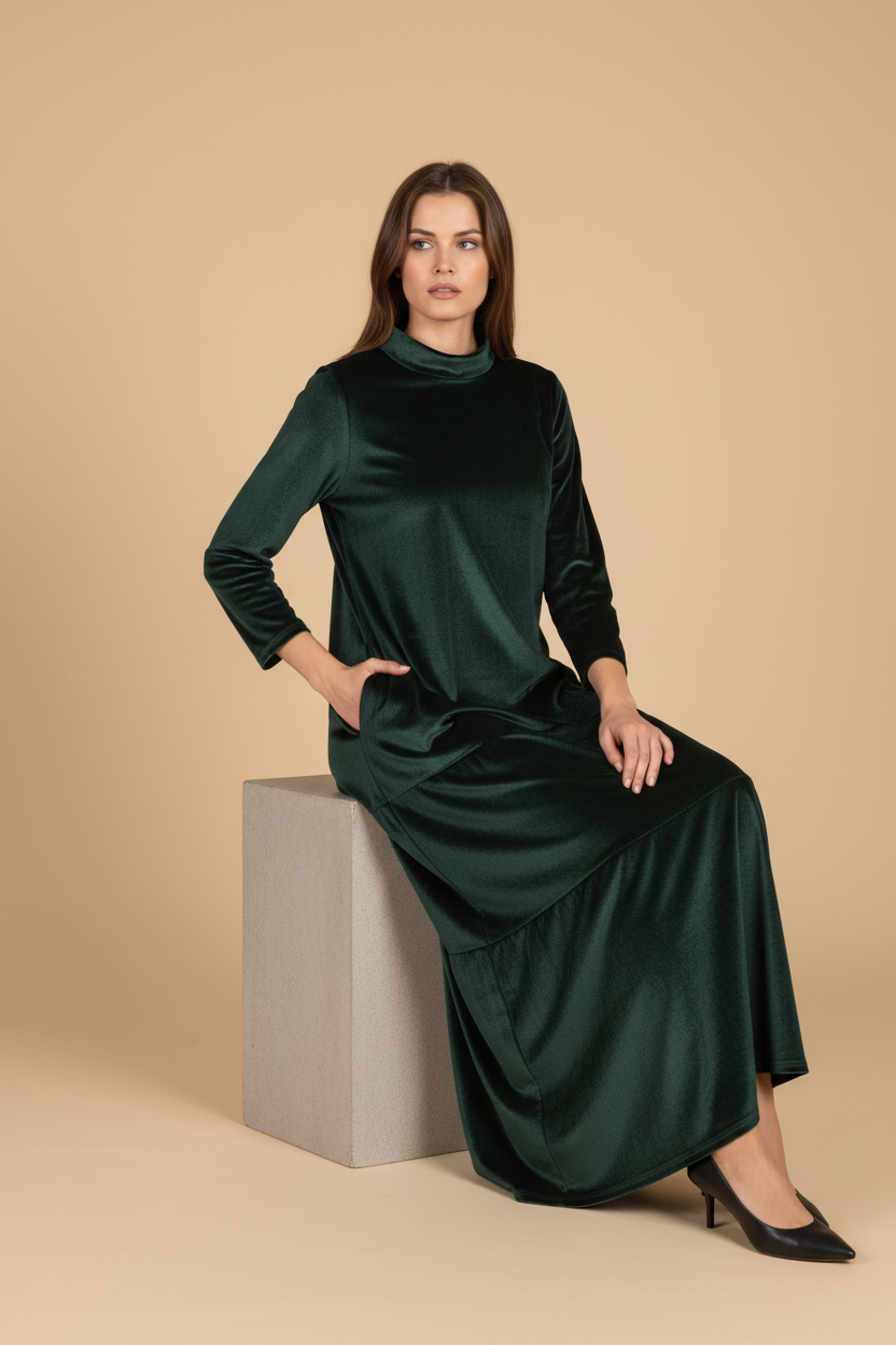 Ruby™ | Vestido de manga larga