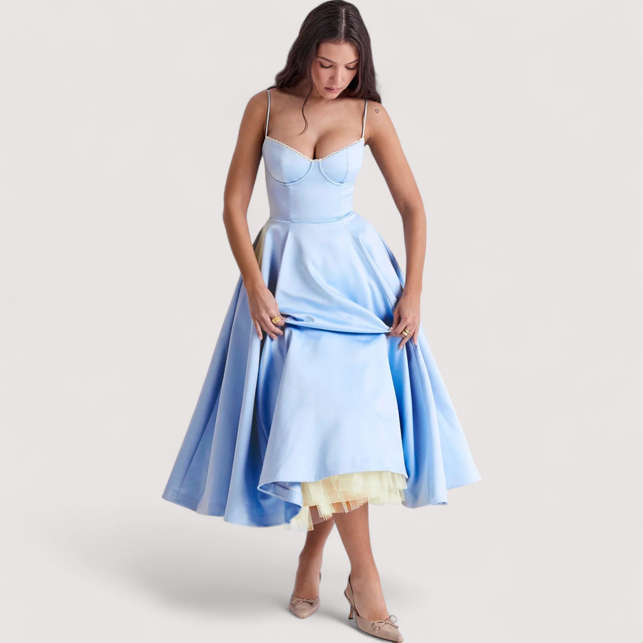 Margot™ | Vestido de verano con detalles de corsé