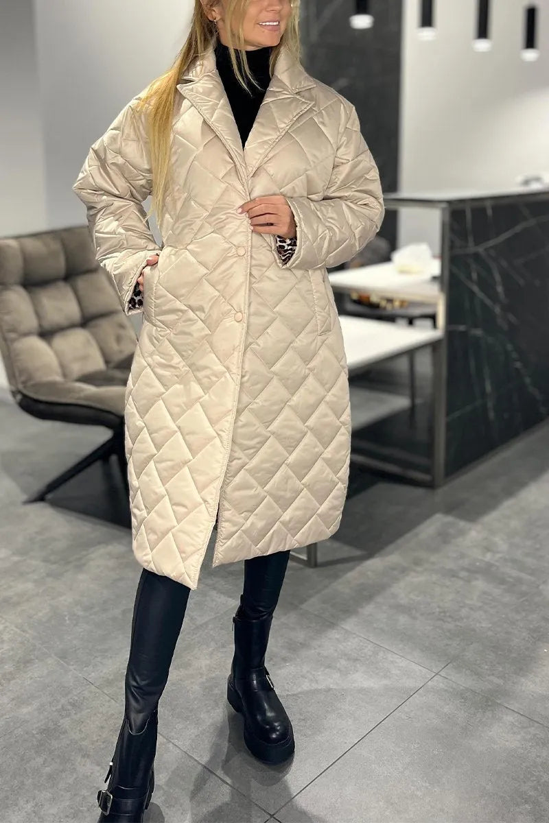 Kaarina™ | Elegante abrigo de estampado de leopardo