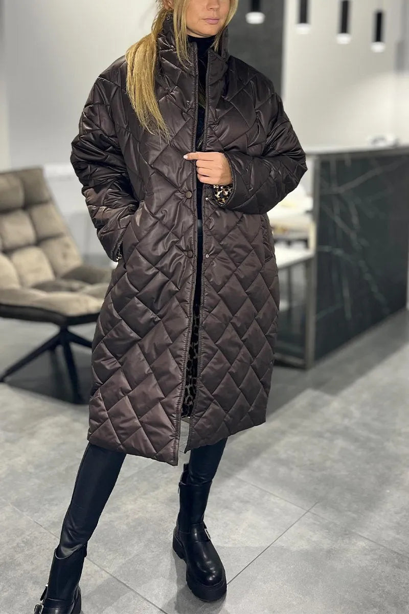 Kaarina™ | Elegante abrigo de estampado de leopardo