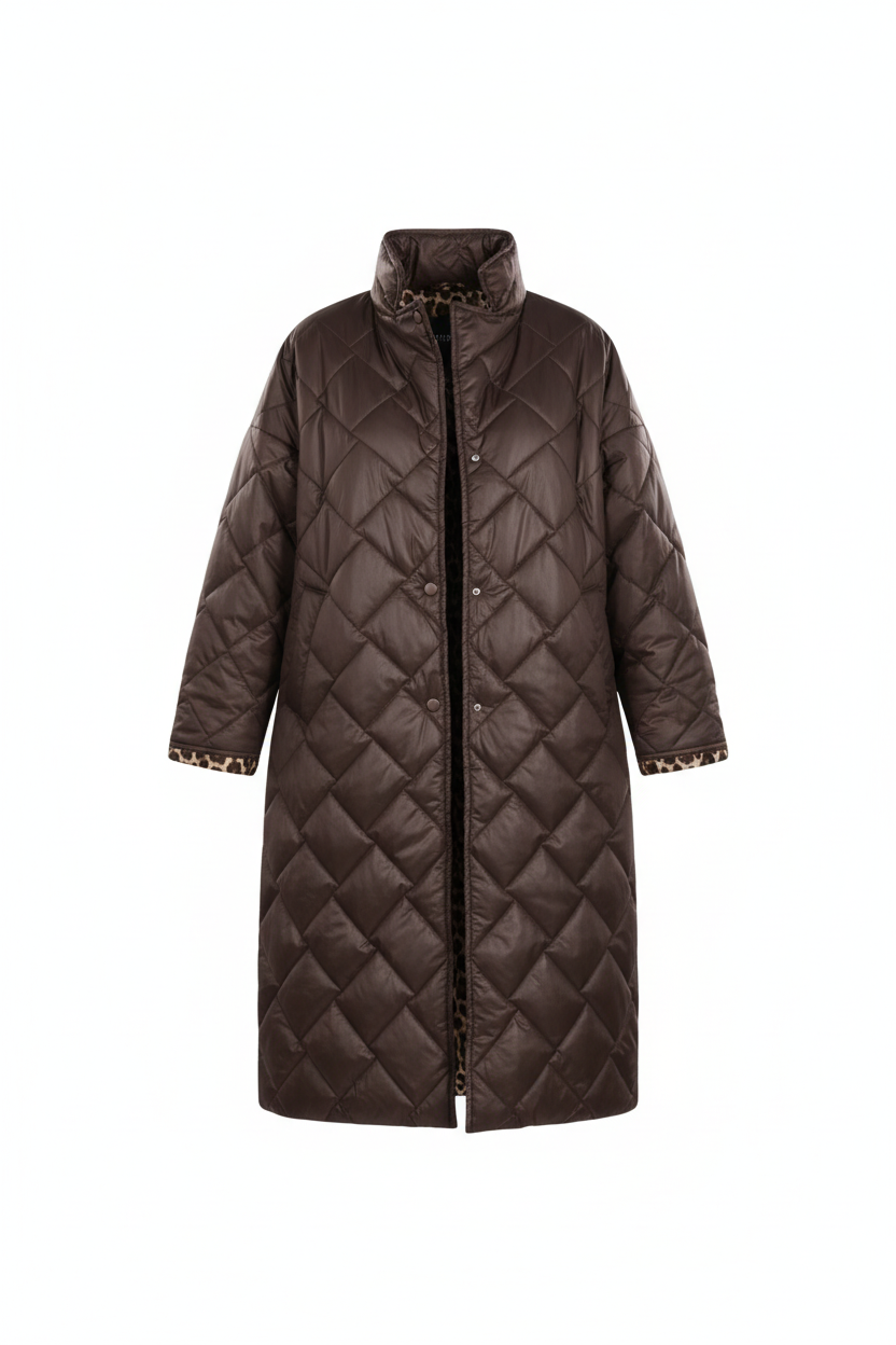 Kaarina™ | Elegante abrigo de estampado de leopardo