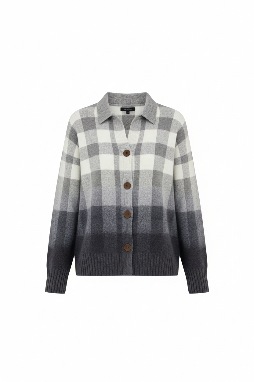 Mara™ | Camisa de cuadros en cálidos tonos de otoño