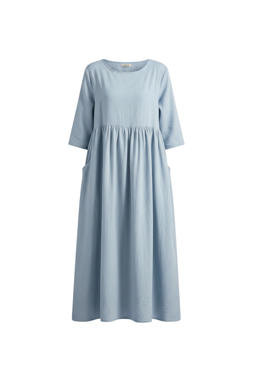 Selina™ | Vestido de algodón favorecedor