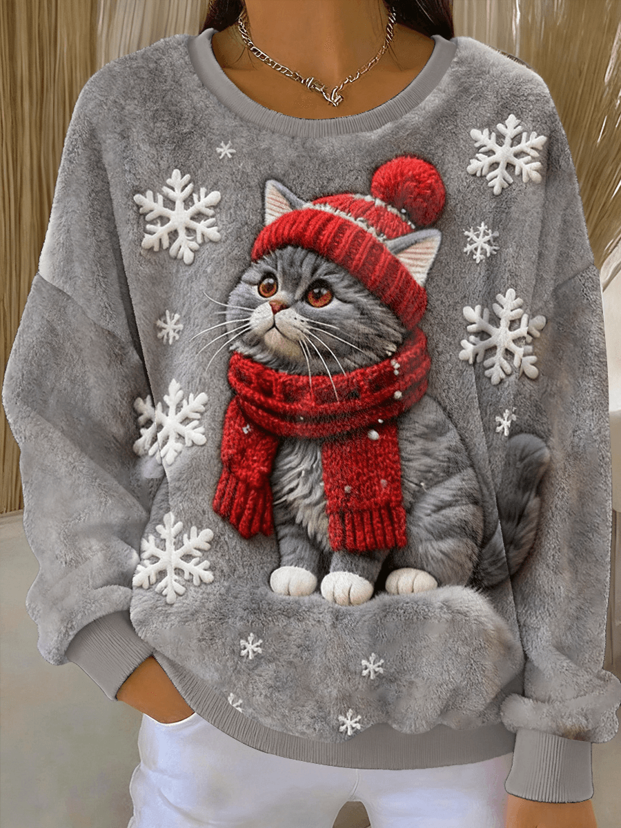 Isla™ | Suéter con diseño de gato