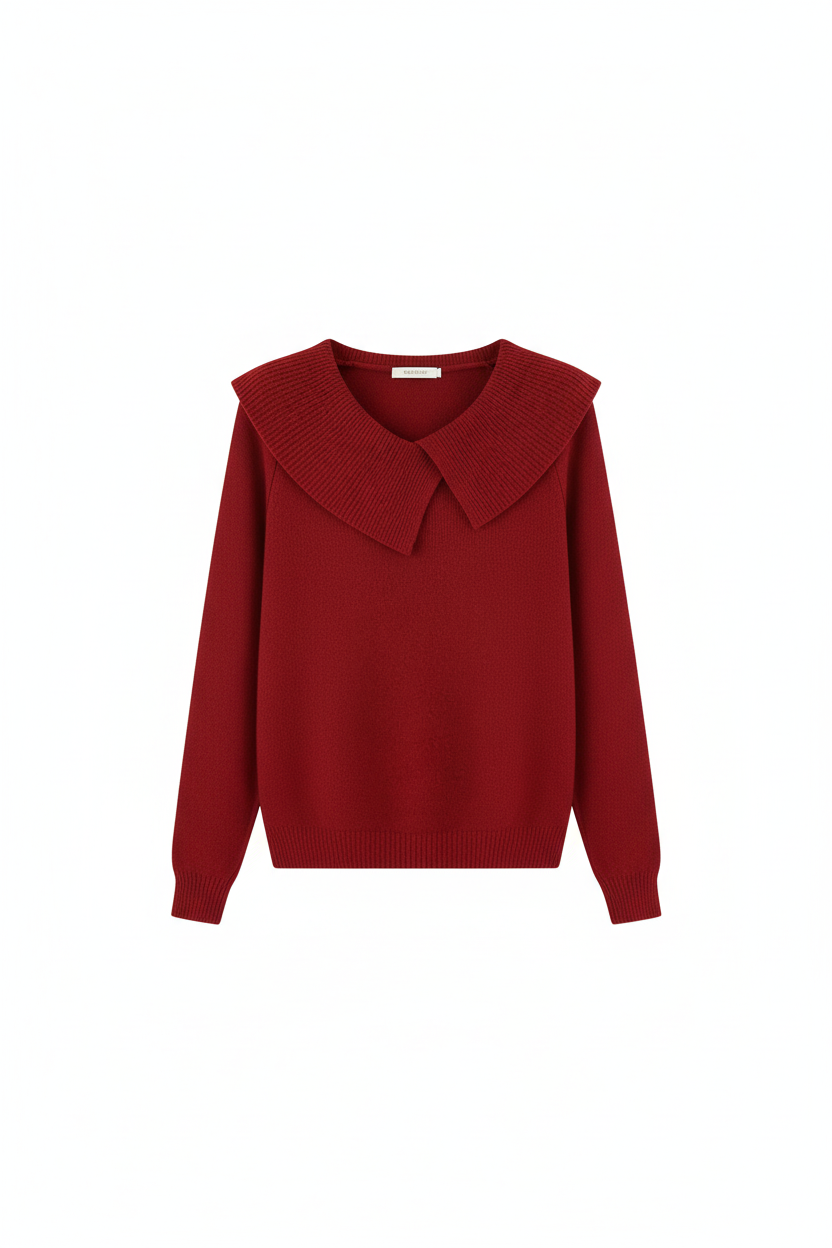 Stella™ | Suéter Navideño con Cuello Doblado