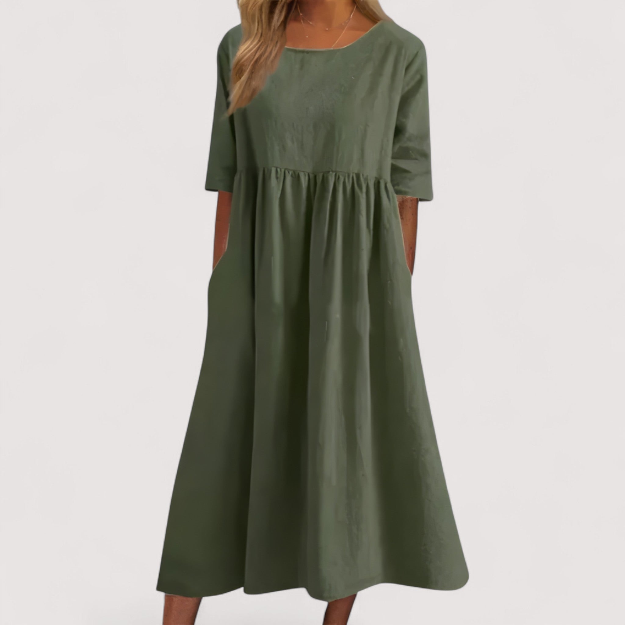 Selina™ | Vestido de algodón favorecedor