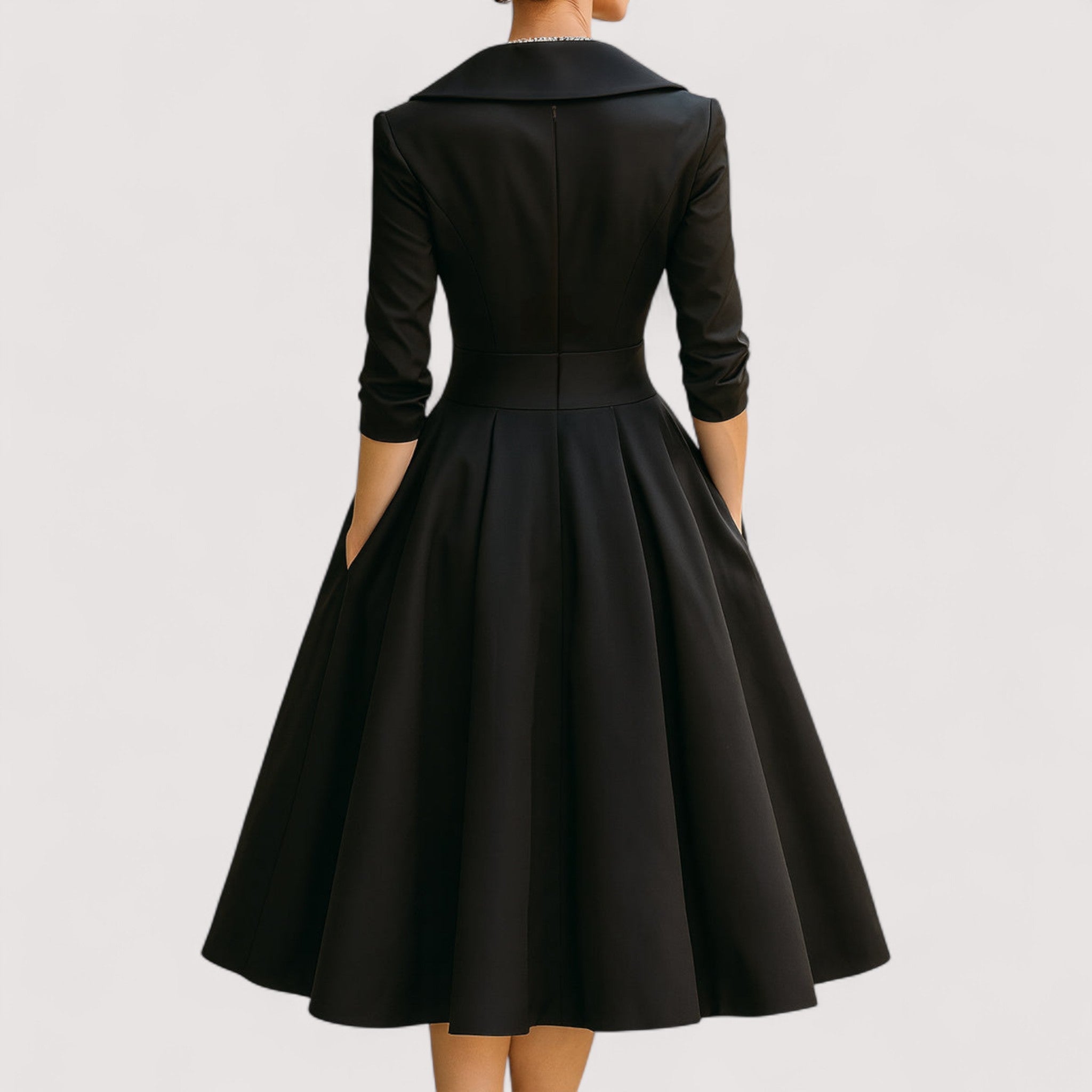 Lorenza™ | Vestido Midi-Satinado