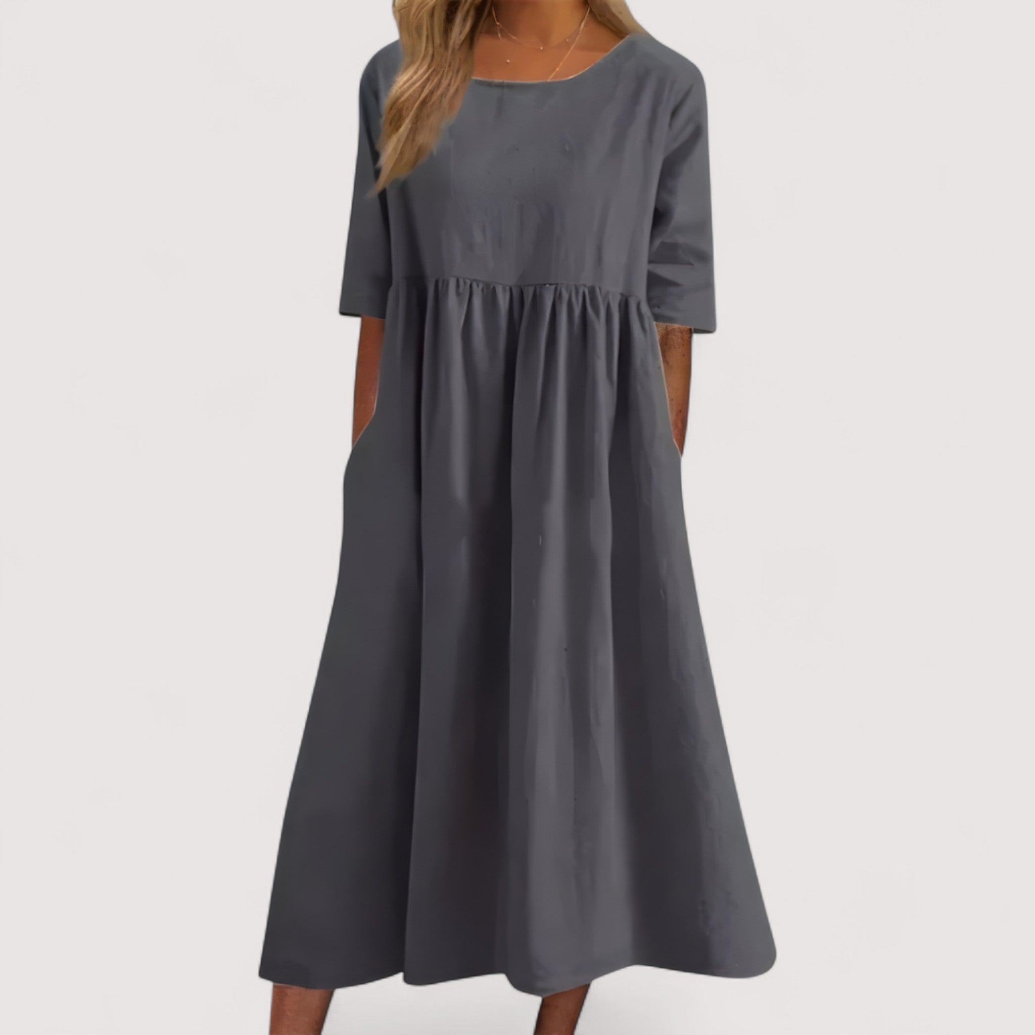 Selina™ | Vestido de algodón favorecedor