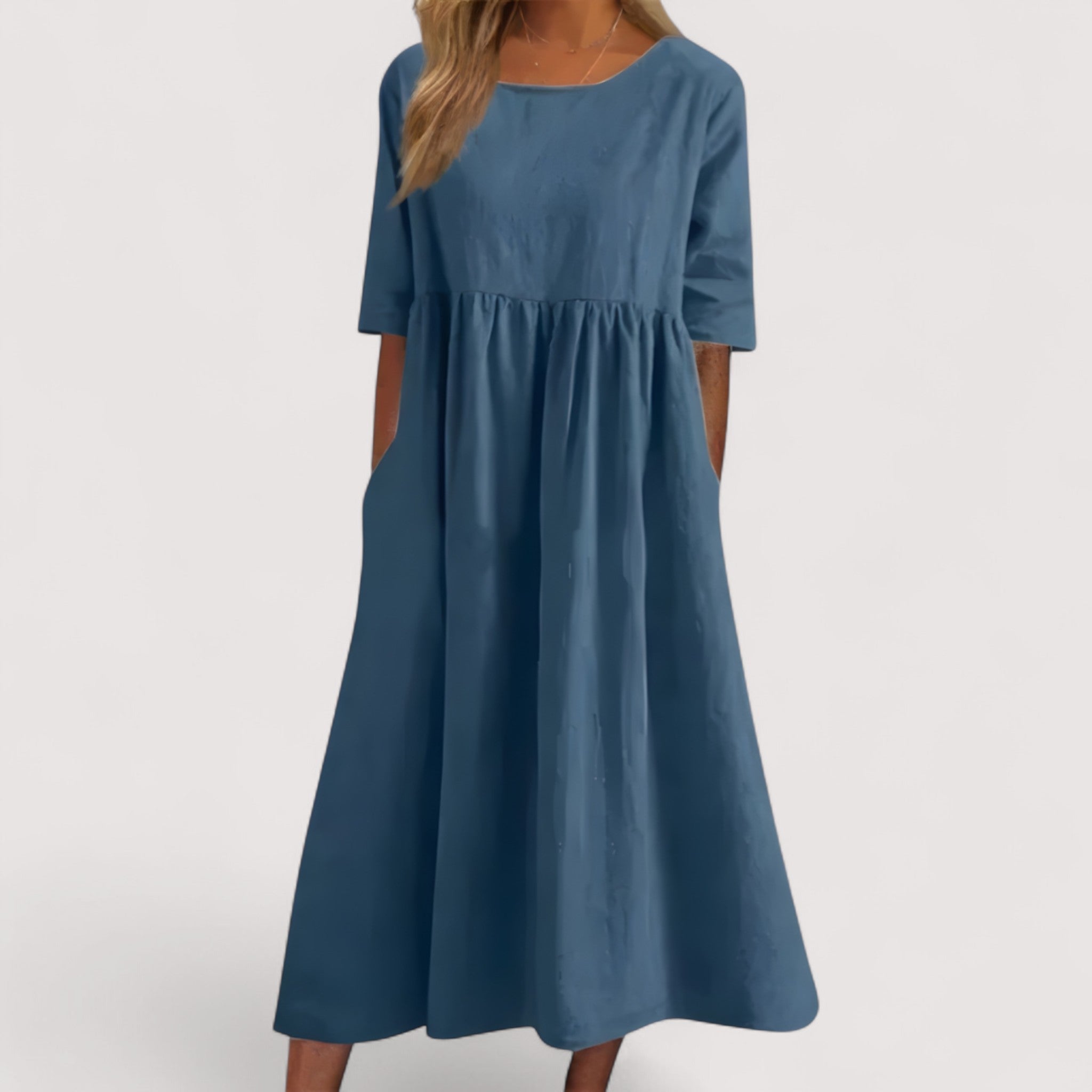 Selina™ | Vestido de algodón favorecedor