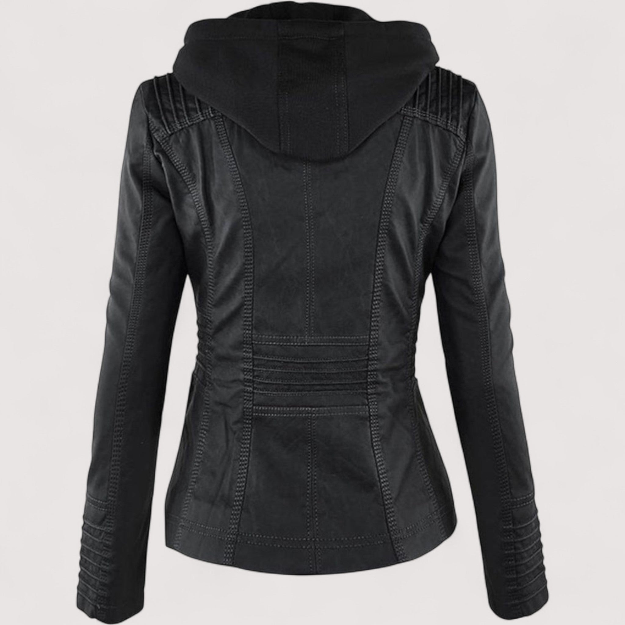 Laurina™ | Chaqueta con capucha estilizada para motociclistas