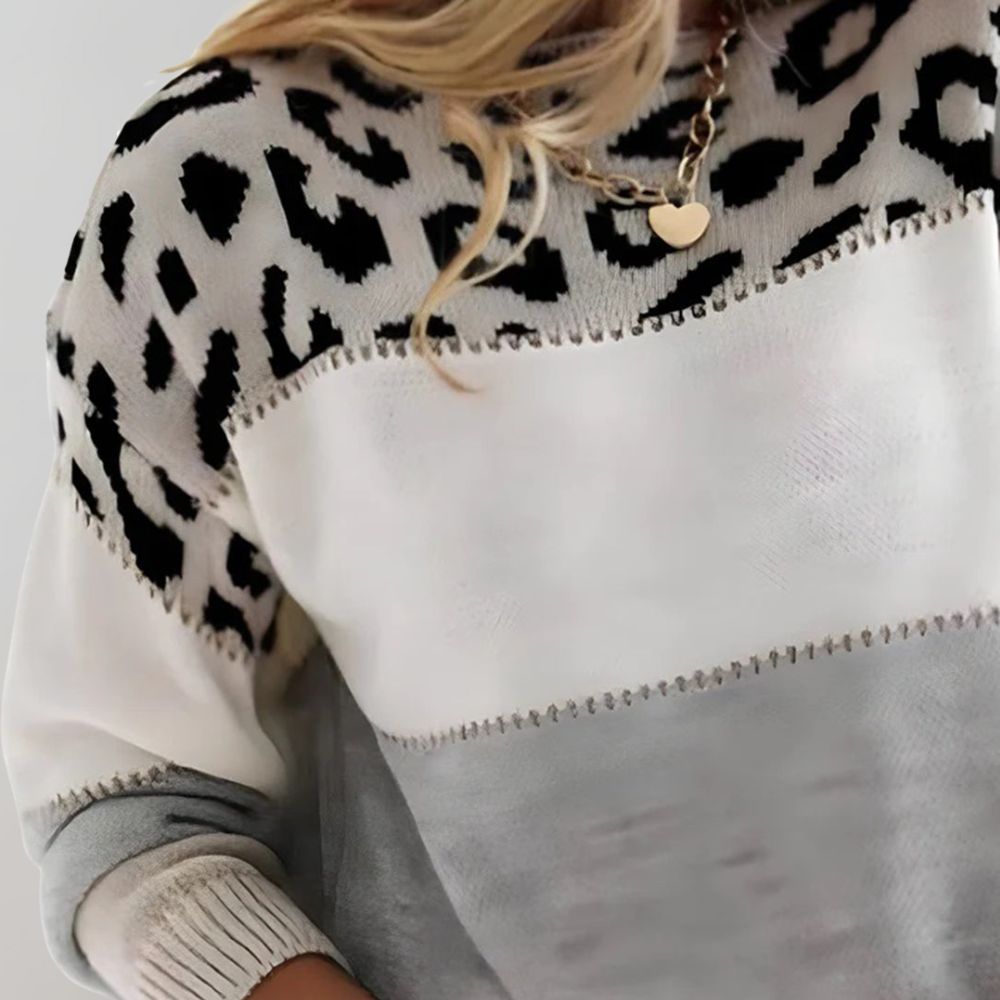 Louise™ | Suéter de leopardo elegante