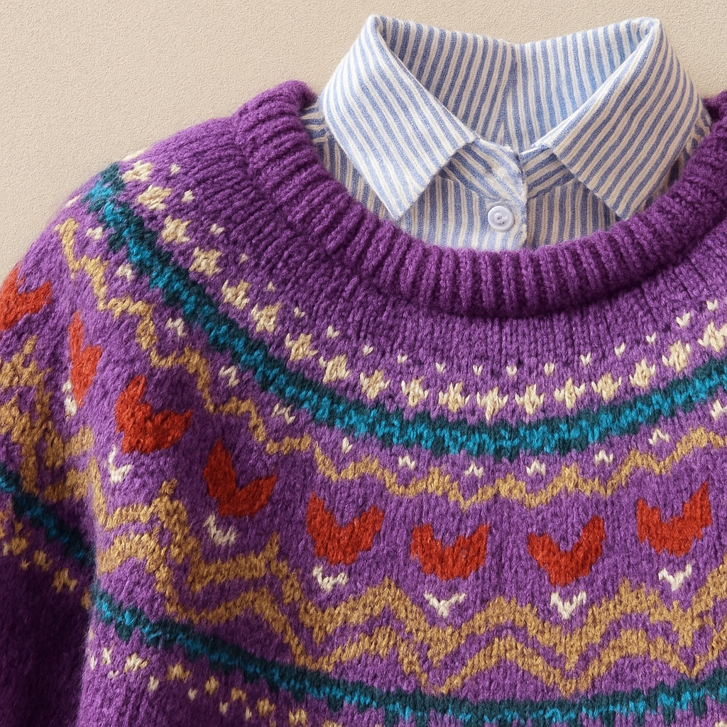 Helena™ | Suéter clásico de punto vintage
