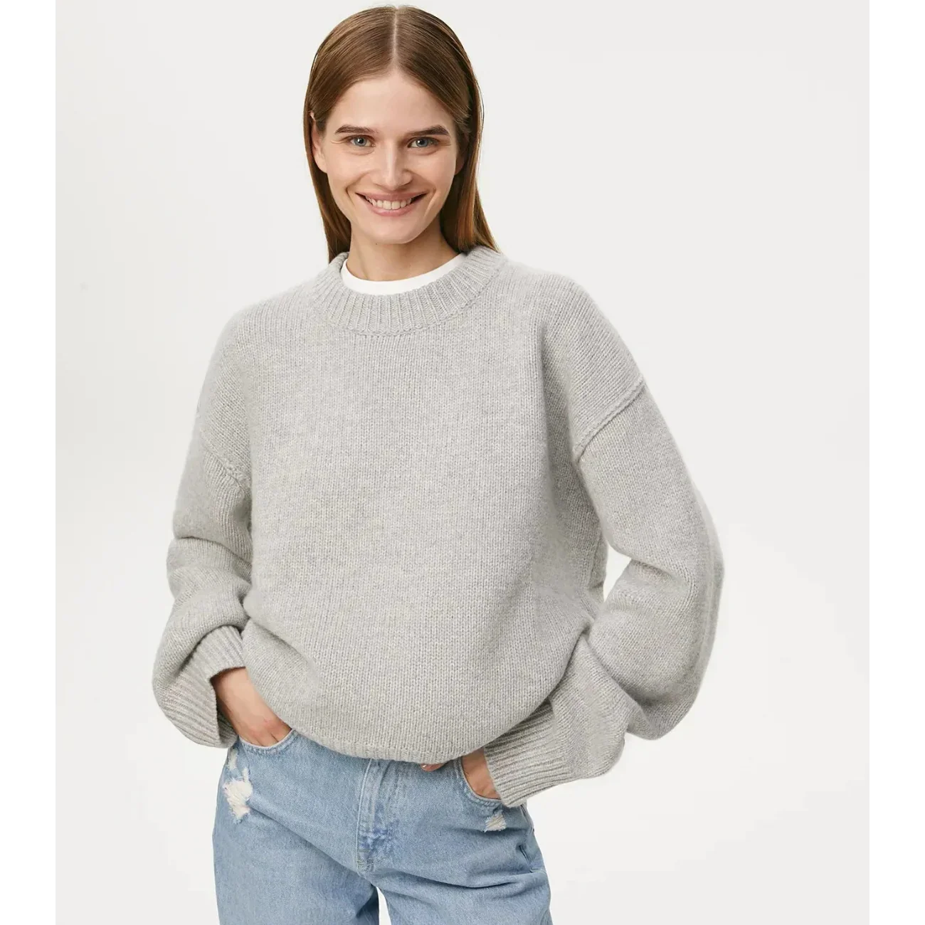 Aulikki™ | Suéter de cuello redondo