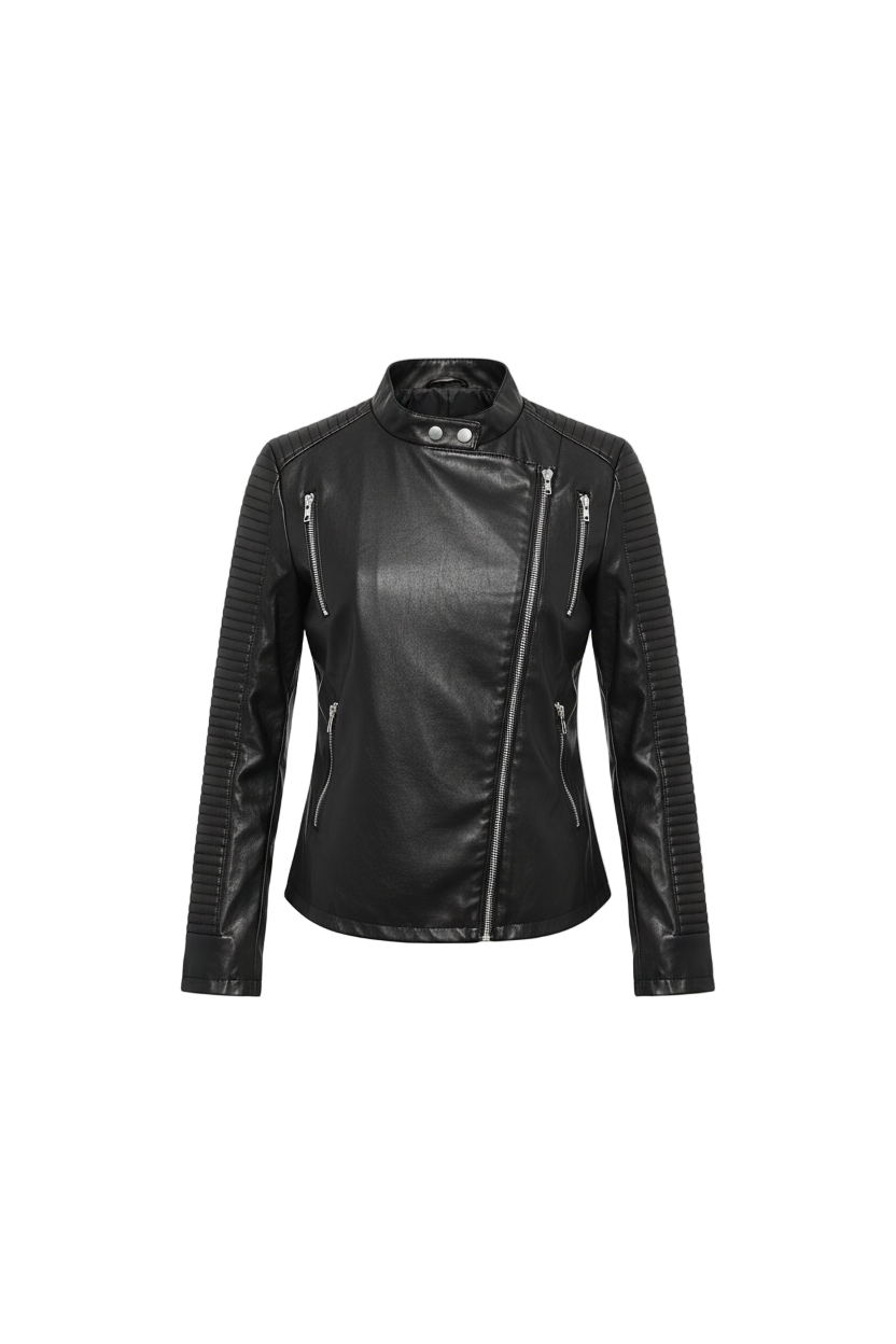 Anais™ | Chaqueta de Cuero Elegante