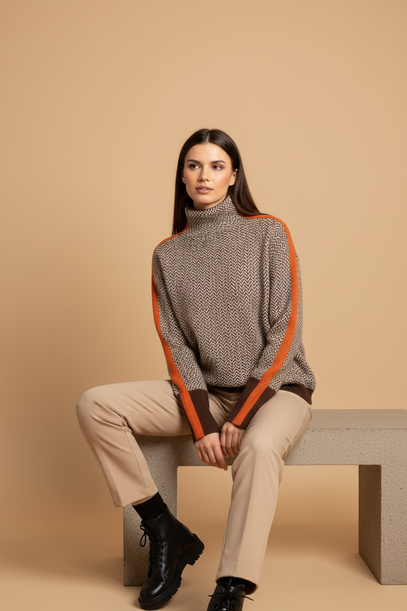 Gabriela™ | Camisa de cuello alto