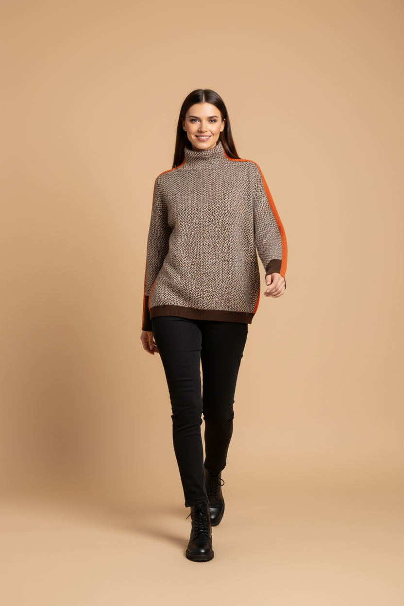 Gabriela™ | Camisa de cuello alto