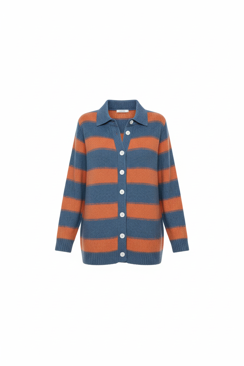 Livia™ | Blusa a rayas en cálidos tonos de otoño